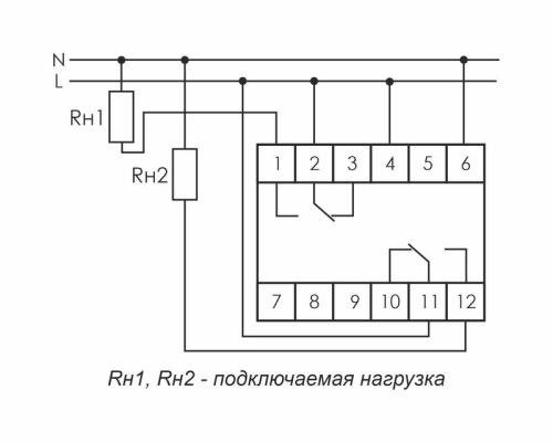 Реле времени PCU-507 (многофункц. два независимых вр. 1 мод. 230В 2х8А 2P IP20 монтаж на DIN-рейке) F&F EA02.001.022 фото 2