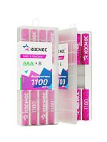 Аккумулятор R03 NI-MH 1100мА.ч 8B (уп.8шт) КОСМОС KOCR03NIMH1100mAh8B