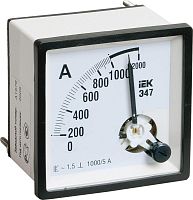 Амперметр Э47 96х96мм 50А кл. точн. 1.5 IEK IPA20-6-0050-E