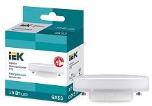 Лампа светодиодная ECO T75 таблетка 15Вт 230В 4000К GX53 IEK LLE-T80-15-230-40-GX53
