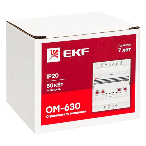 Ограничитель мощности 3ф ОМ-630 PROxima EKF rel-pl-630 фото 5
