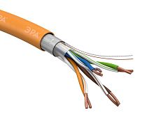 Кабель витая пара F/UTP 4х2х24 AWG Cat5e CU нг(А) HF (уп.305м) ЭРА Б0044687