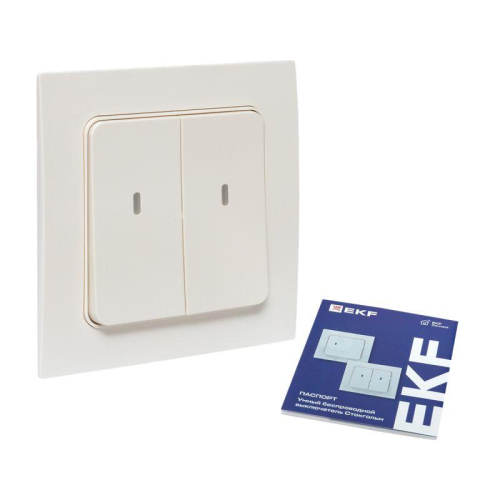 Выключатель 2-кл. Стокгольм Умный бел. Zigbee Сonnect EKF RCV-ST2-WD-ZB фото 8