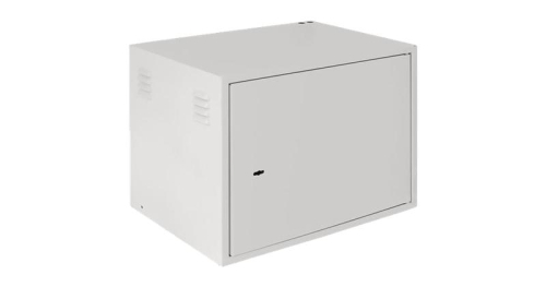 Шкаф настенный антивандальный 9U Ш600хВ470хГ450мм сер. NETLAN EC-WS-096045-GY