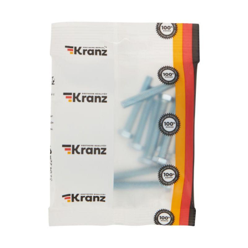 Болт с шестигранной головкой 6х40 DIN 933 (уп.10шт) Kranz 1302-0640-4 фото 3