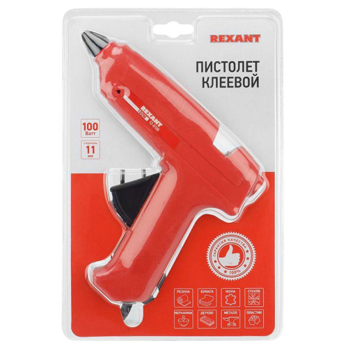 Пистолет клеевой 100Вт большой (блист.) REXANT 12-0105 фото 7