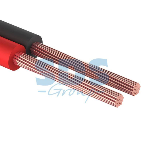 Кабель Stereo 2х0.25 красн./черн. (уп.5м) Rexant 01-6101-3-05 фото 3