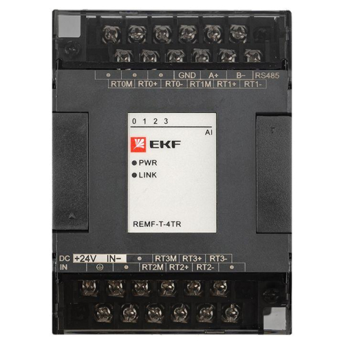 Модуль ввода термосопротивлений REMF 4 PRO-Logic EKF REMF-T-4TR фото 3