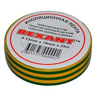 Изолента 19мм (рул.25м) желт./зел. REXANT 09-2207