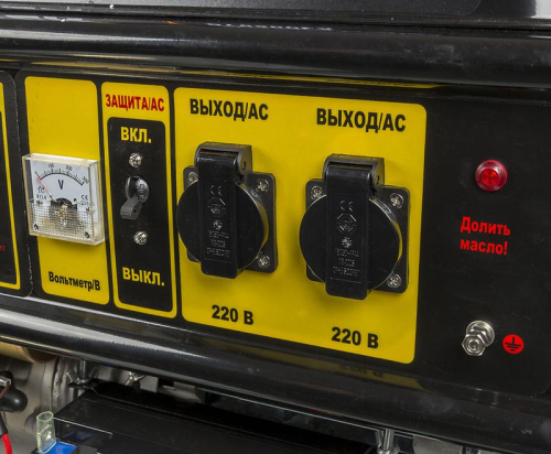 Бензогенератор DY6500LX 1ф 5000Вт электростартер HUTER 64/1/7 фото 5
