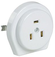 Розетка СП РПпл11-01-Ст разборная для плиты 32А с заземл. бел. IEK ERP11-32-01-K01