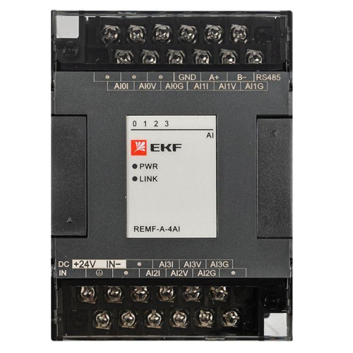 Модуль аналогового ввода REMF 4 PRO-Logic EKF REMF-A-4AI фото 2