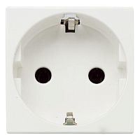 Механизм розетки Zenit 16А 250В защ. шторки с заземл. бел. ABB 2CLA228800N1101