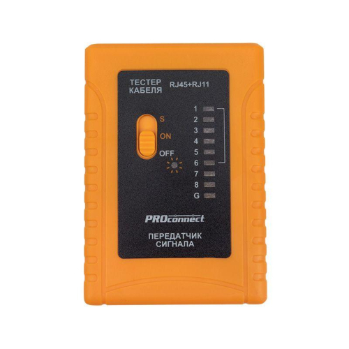 Тестер кабеля RJ45+RJ11 HT-C004 PROCONNECT 12-1006-4 фото 4