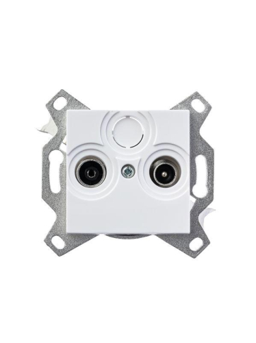 Розетка телевизионная оконечная TV/R Levit бел. ABB 2CHH083503A6003 фото 3