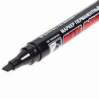 Маркер перманентный Crown "Multi Marker Chisel" 5мм скошенный черн 08-8801