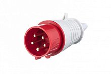 Вилка эл. каб. 16А 3P+E+N 380В тип. роз. 015 IP44 SchE 26003DEK