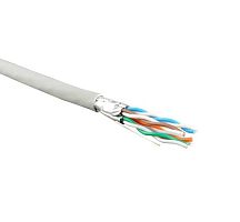Кабель витая пара U/FTP кат.6 4х2х23AWG solid LSZH нг(А)-HF UFTP4-C6-S23-IN-LSZH-GY-500 500м (м) Hyperline 47958