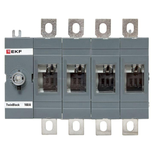 Рубильник 4п 160А без рукоятки управления TwinBlock EKF tb-s-160-4p фото 3