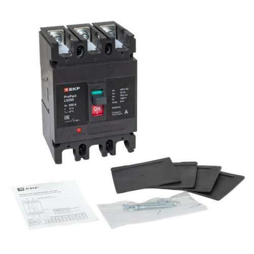 Выключатель автоматический LS250 25кА 3P 250А ProPact EKF mccb-250-25-3-250-ls фото 10