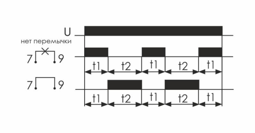 Реле времени PCU-507 (многофункц. два независимых вр. 1 мод. 230В 2х8А 2P IP20 монтаж на DIN-рейке) F&F EA02.001.022 фото 3