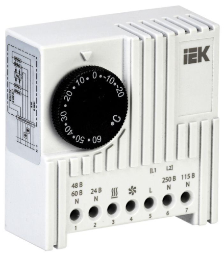 Термостат УККт от -20 до +60град.C NO/NC IEK YTT21-00-60-NO-NC