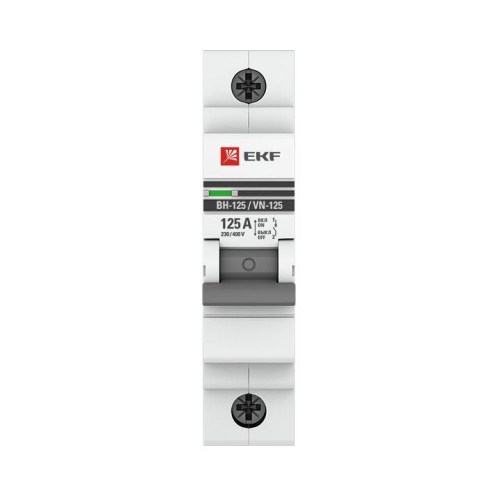Выключатель нагрузки 1п 125А ВН-125 PROxima EKF SL125-1-125-pro фото 3