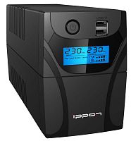 Источник бесперебойного питания Back Power Pro II Euro 850 480Вт 850В.А черн. IPPON 1005575