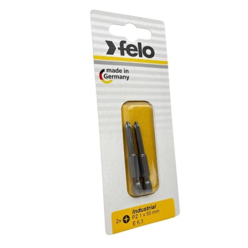 Бита крестовая PZ 1х50 Industrial (блист.2шт) FELO 03101536 фото 2