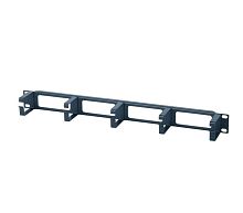 Организатор кабельный 19дюйм 1U с метал. кольцами CM-1U-ML Hyperline 15447
