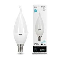 Лампа светодиодная Elementary Candle Tailed E14 6Вт 4100К Gauss 34126
