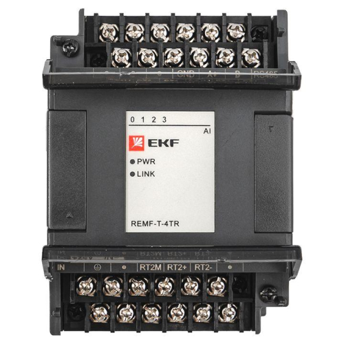 Модуль ввода термосопротивлений REMF 4 PRO-Logic EKF REMF-T-4TR фото 4