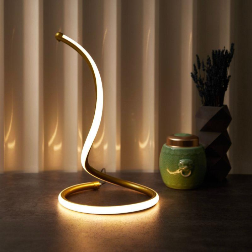 Светильник светодиодный декоративный Spiral Uno 2Вт 3000К 5В зол. Rexant 609-032 фото 2