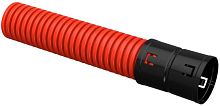Труба гофрированная двустенная ПНД d63мм с муфтой SN14 красн. (уп.50м) IEK CTG12-063-K04-050-R