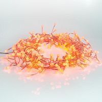Гирлянда "Мишура LED" 6м 576LED красн. прозр. провод 35Вт 220В IP20 NEON-NIGHT 303-612