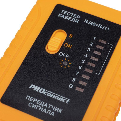 Тестер кабеля RJ45+RJ11 HT-C004 PROCONNECT 12-1006-4 фото 3