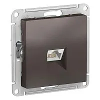 Механизм розетки компьютерной AtlasDesign RJ45 мокко SchE ATN000683