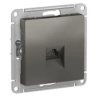 Механизм розетки компьютерной AtlasDesign RJ45 сталь SchE ATN000983