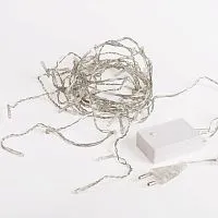 Гирлянда светодиодная "Бахрома" 3х0.8м 200 LED цвет тепл. бел. прозрачный ПВХ Neon-Night 255-066