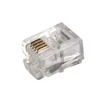 Джек телеф. 6P-4C (уп.100шт) Rexant 05-1012