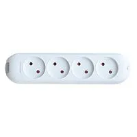 Колодка удлинителя 4N-SMART 4-м 5240 10А без заземл. IN HOME 4690612010458