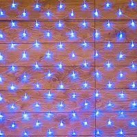 Гирлянда "Сеть" 1.8х1.5м 180LED син. провод прозр. Neon-Night 215-133