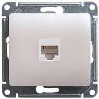 Механизм розетки комп. 1-м Glossa RJ45 CAT.5E перламутр SchE GSL000681K