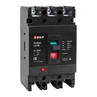 Выключатель автоматический 3п 20А 18кА LS125 ProPact EKF mccb-125-18-3-20-ls